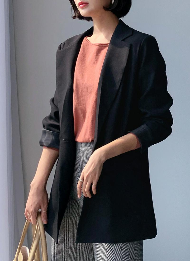 ボタンミドルジャケット・全3色