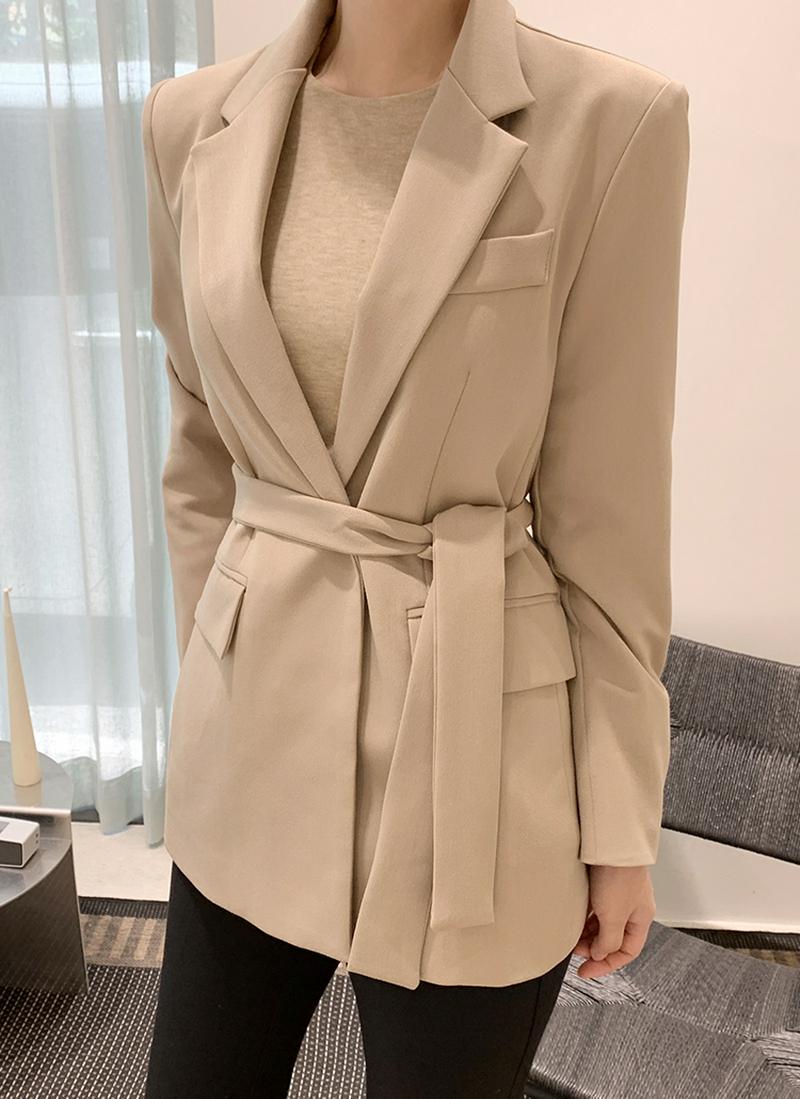 ストラップ付オープンジャケット