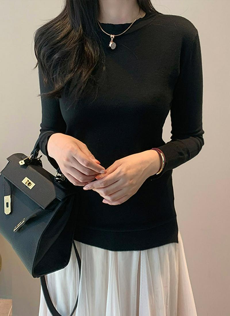 スリットポイントニット