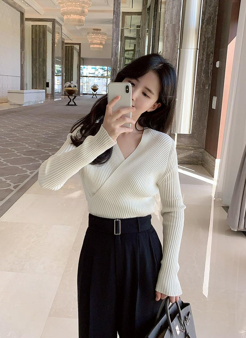 ラップリブニット