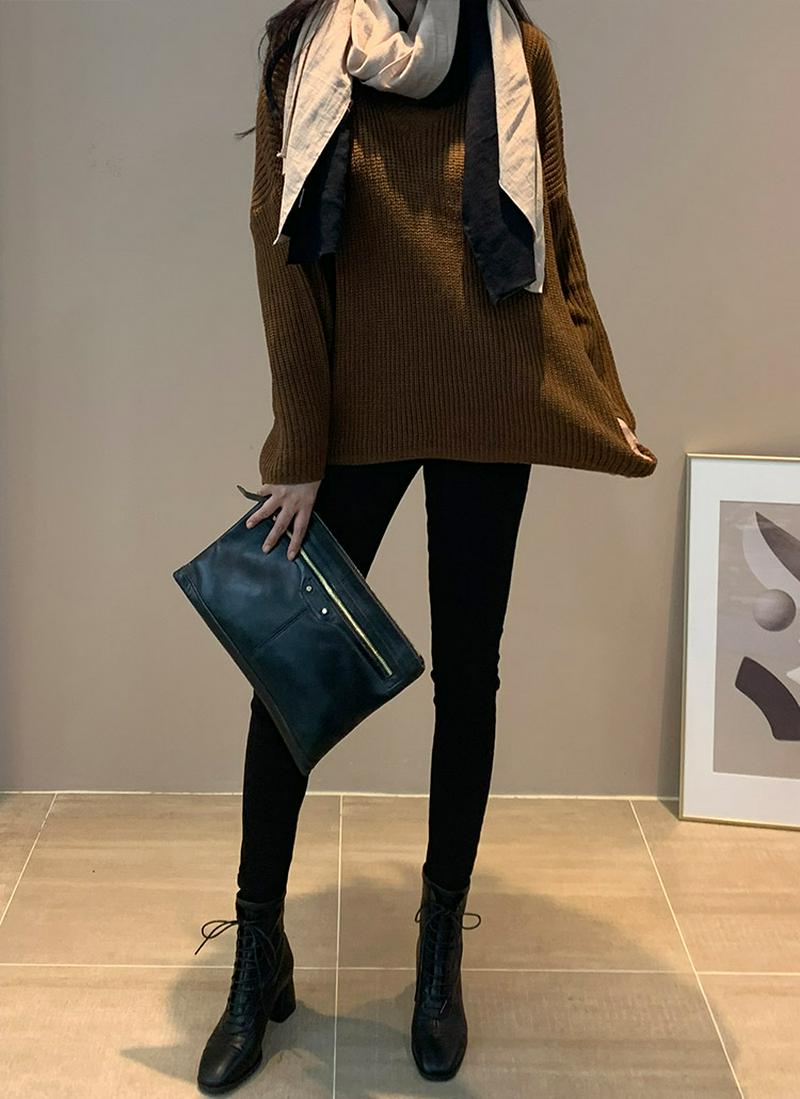 ドロップショルダーニット