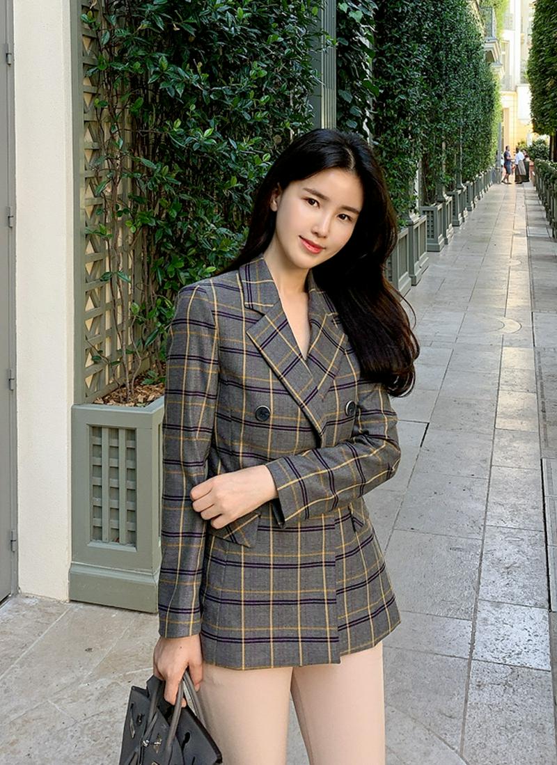 ダブルチェックジャケット