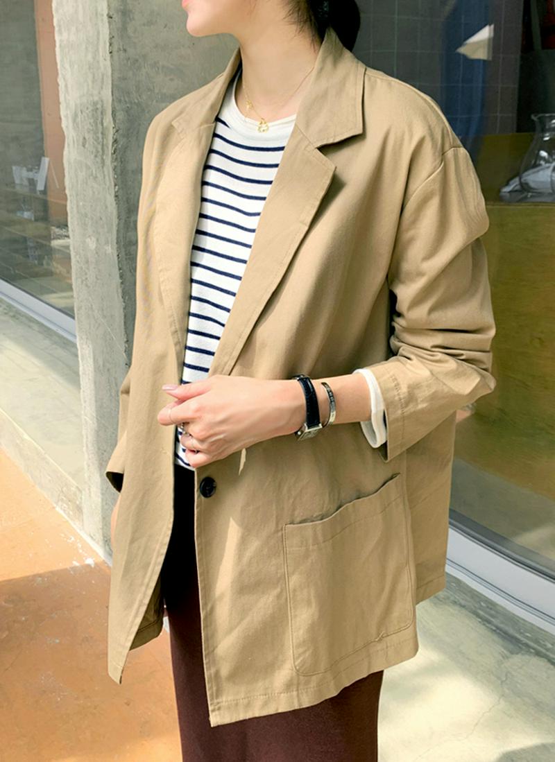 コットンシングルジャケット