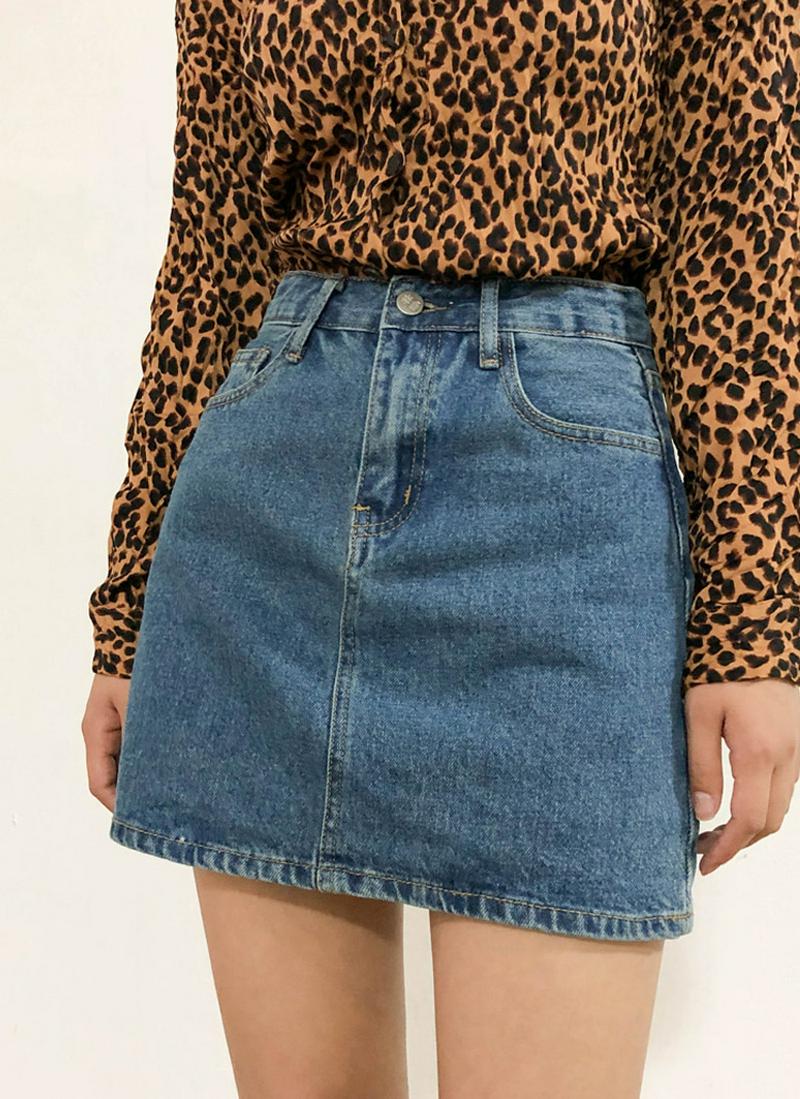 デニムスカートパンツ