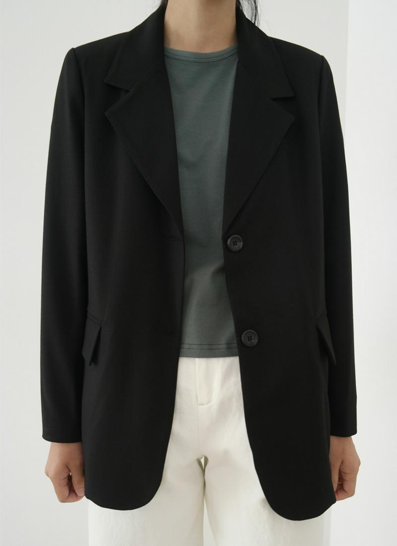 ウール混シンプルジャケット