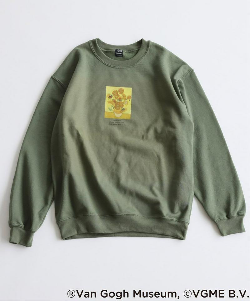 VAN GOGH Sunflowers crew：スウェット◆