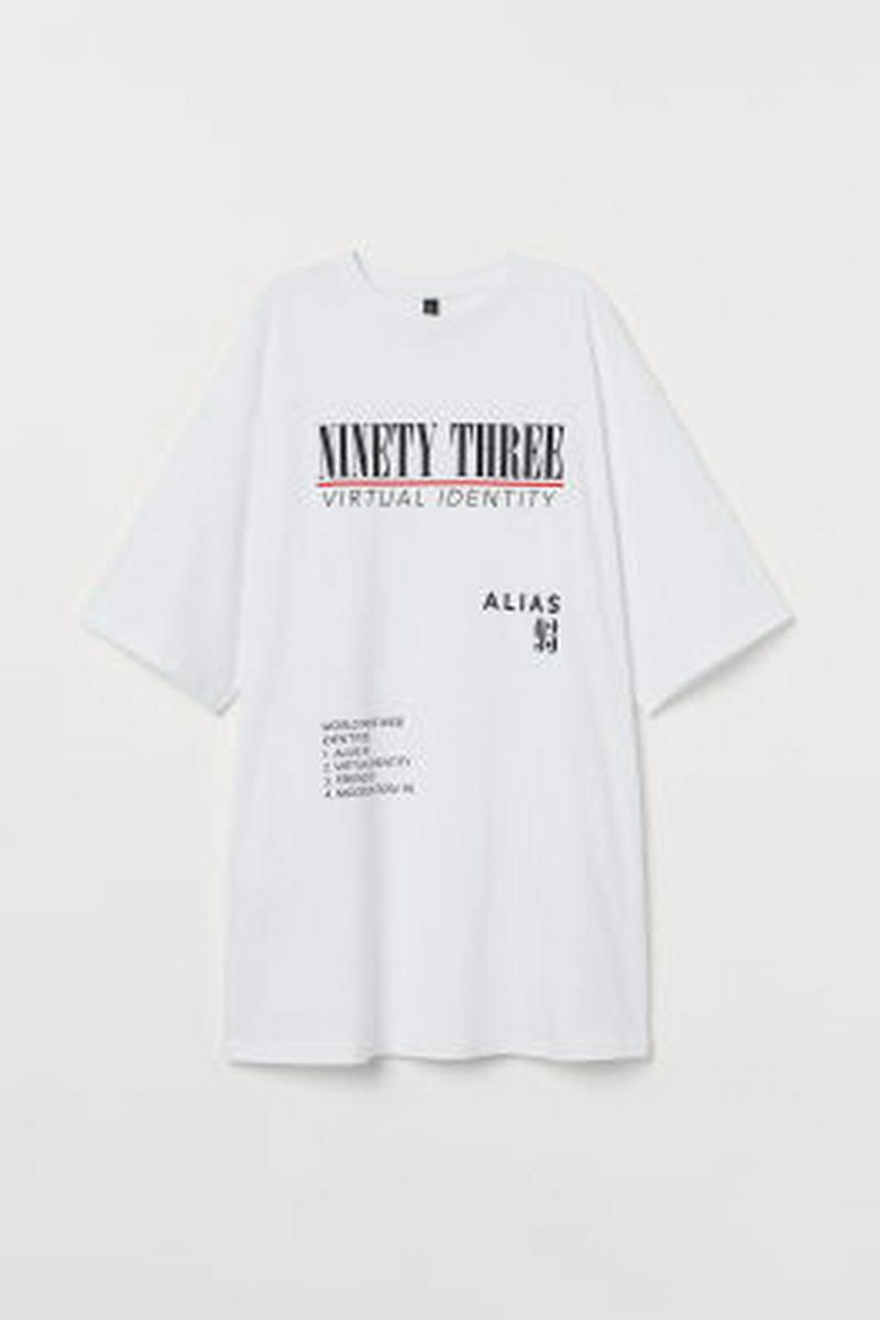 オーバーサイズTシャツワンピース