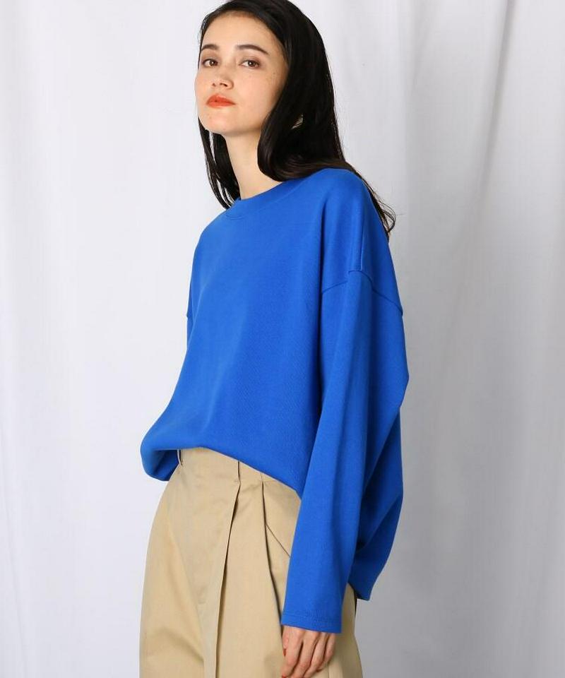 【洗える】コットンダブルフェイスプルオーバー