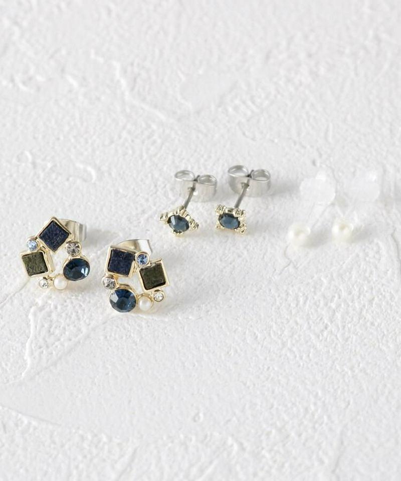キラキラビジューセットピアス