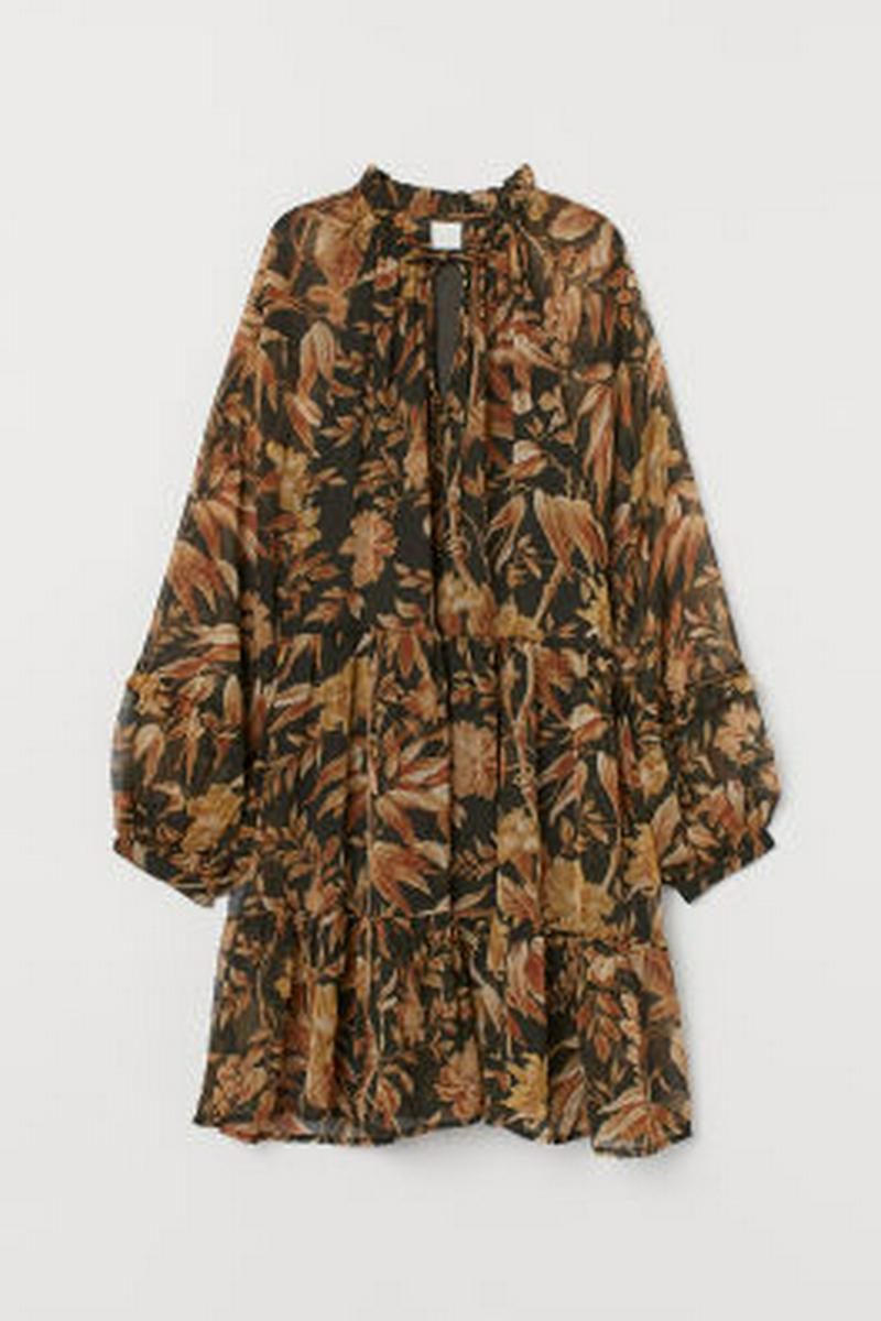 シフォンワイドワンピース