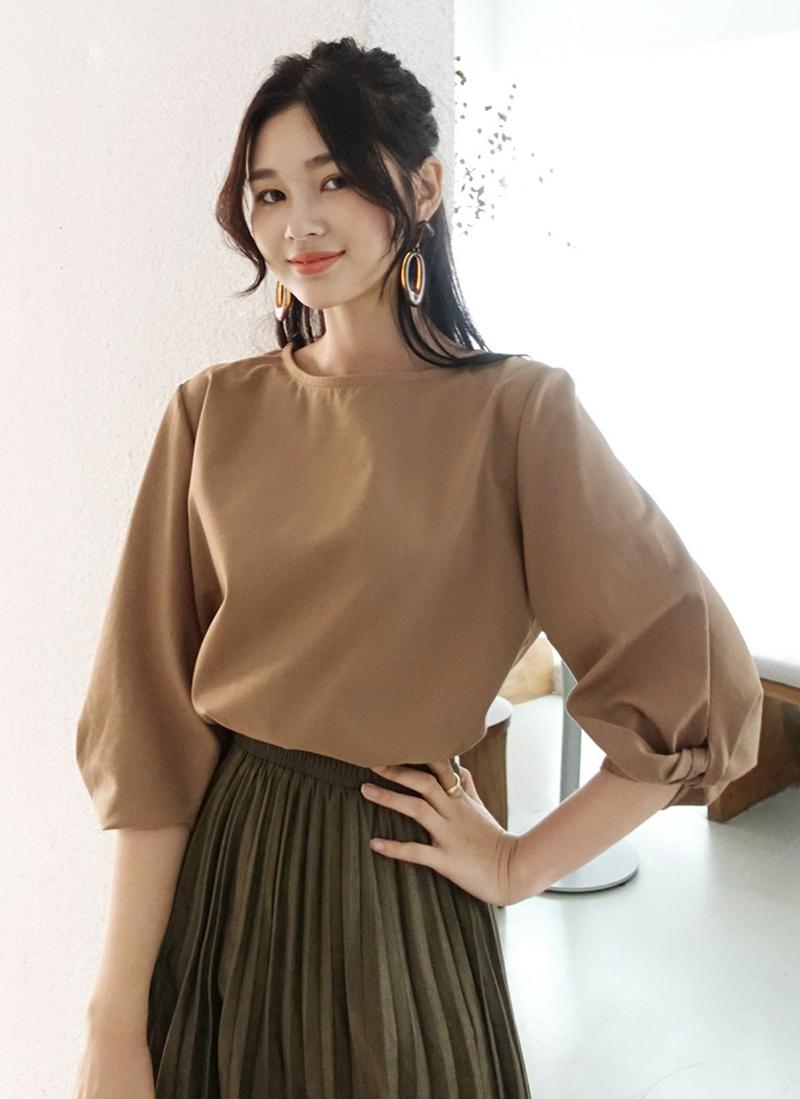 ツイストスリーブTシャツ・全3色