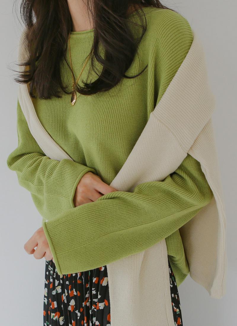 アクリルラウンドニット