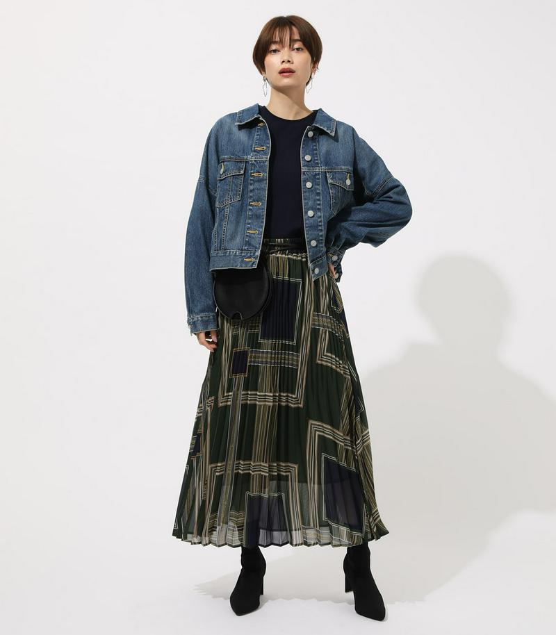 BACK SLIT OVER DENIM JACKET/バックスリットオーバーデニムジャケット