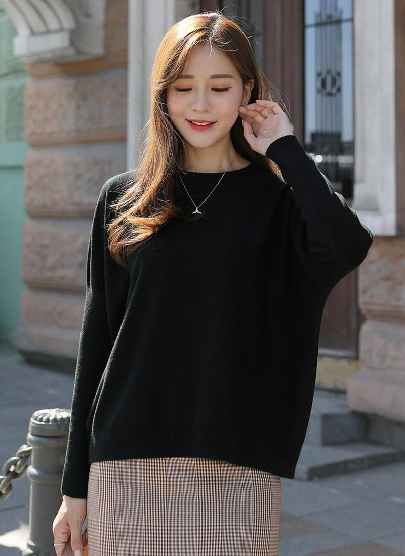 ルーズシルエットニット