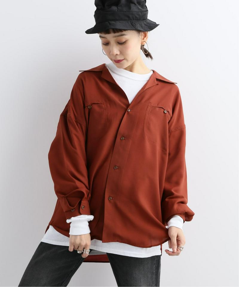 【MAISON EUREKA/メゾン・エウレカ】 OPEN COLLAR SHIRT：シャツ
