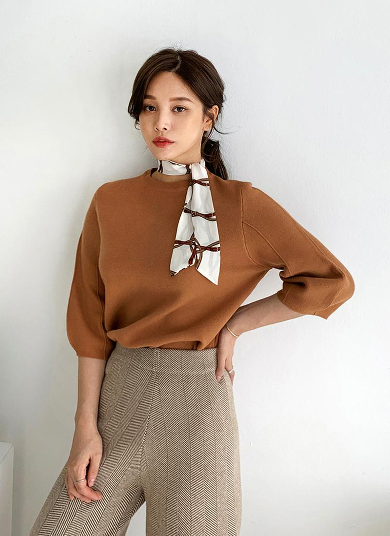 ボリュームスリーブニット・全6色