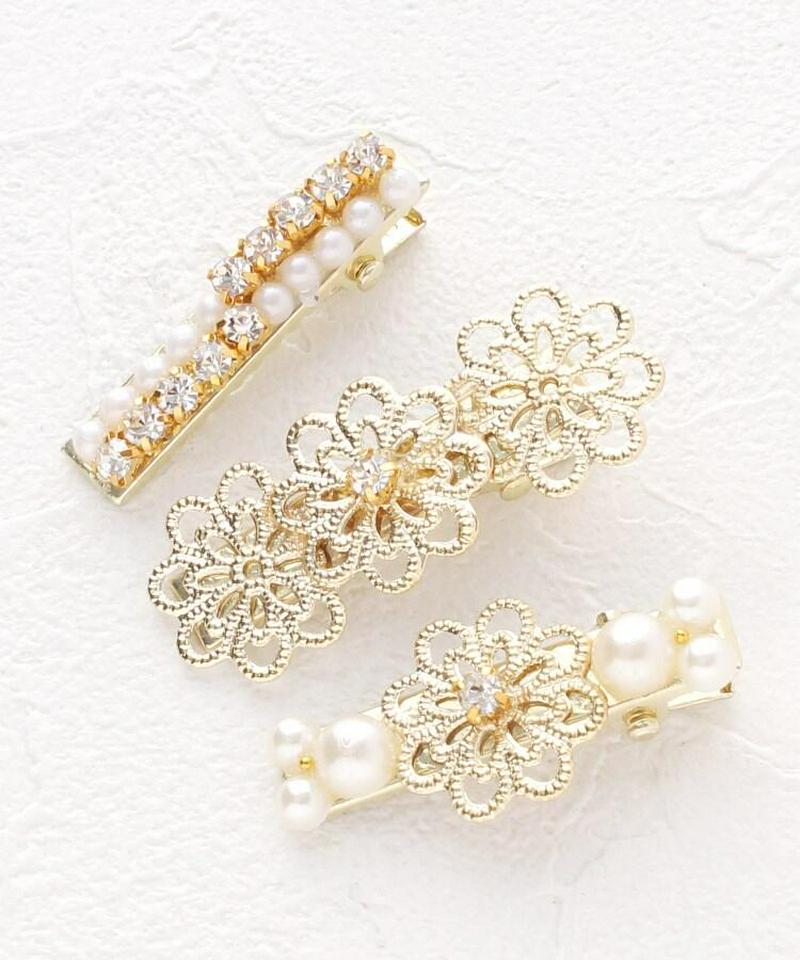 パールスカシミニクリップ3個SET