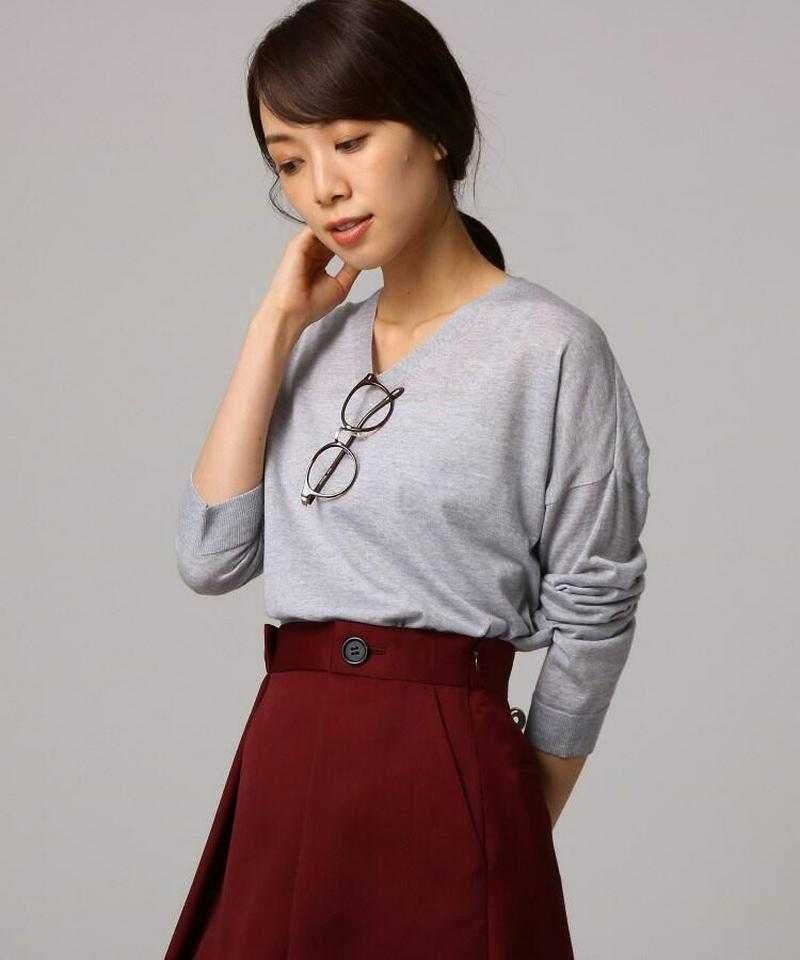 ◆[L]サイドスリットウールニット