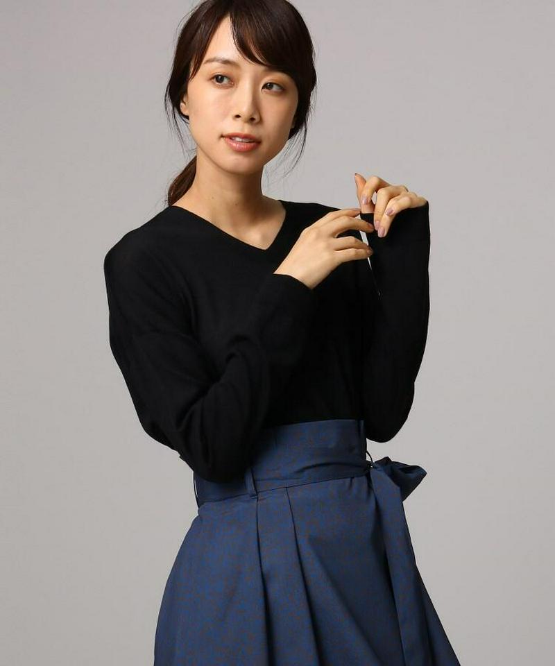 ◆[L]サイドスリットウールニット