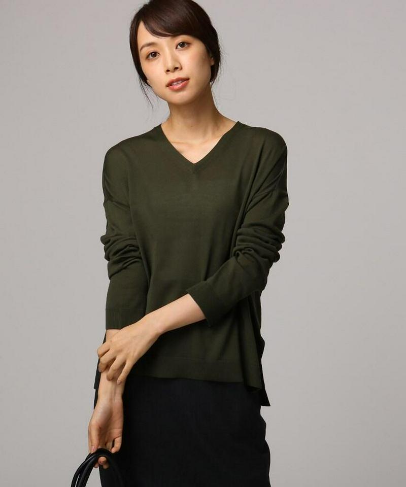 ◆[L]サイドスリットウールニット