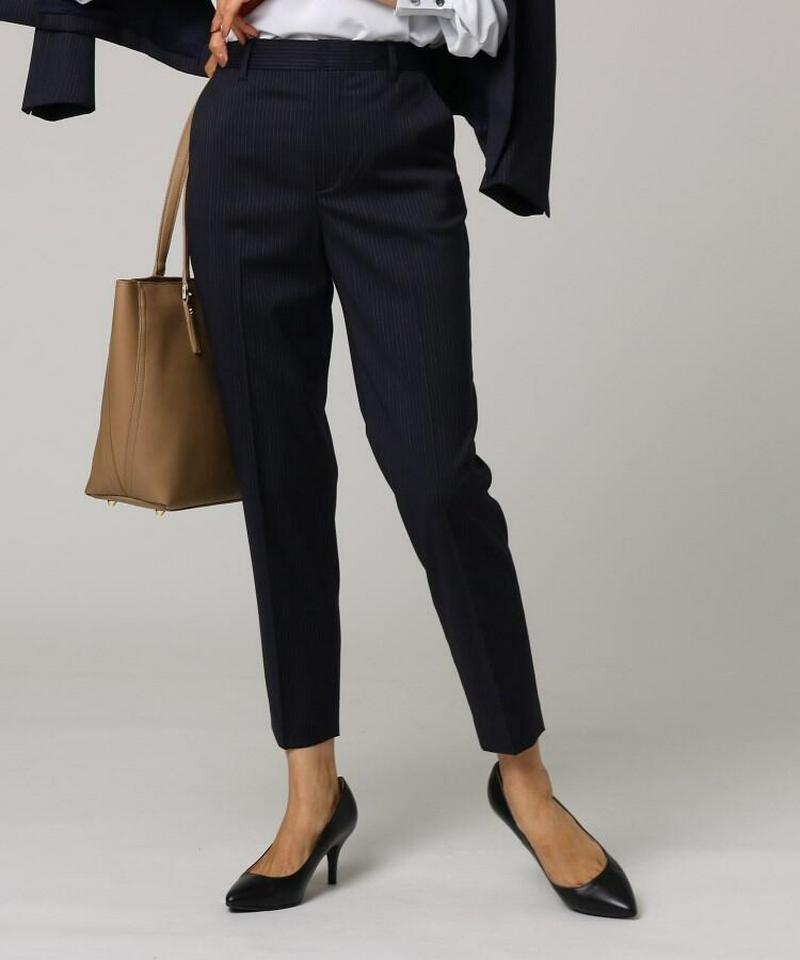 ◆[L]アンクル丈センタープレスパンツ