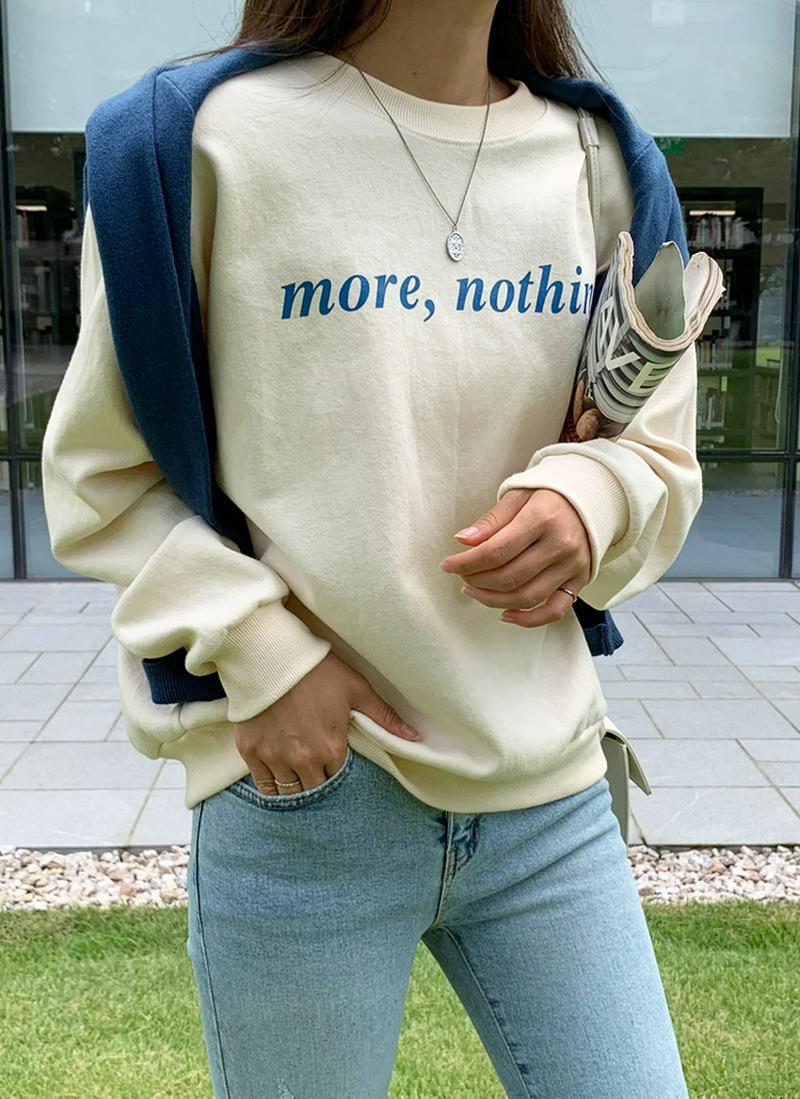 more,nothingスウェット