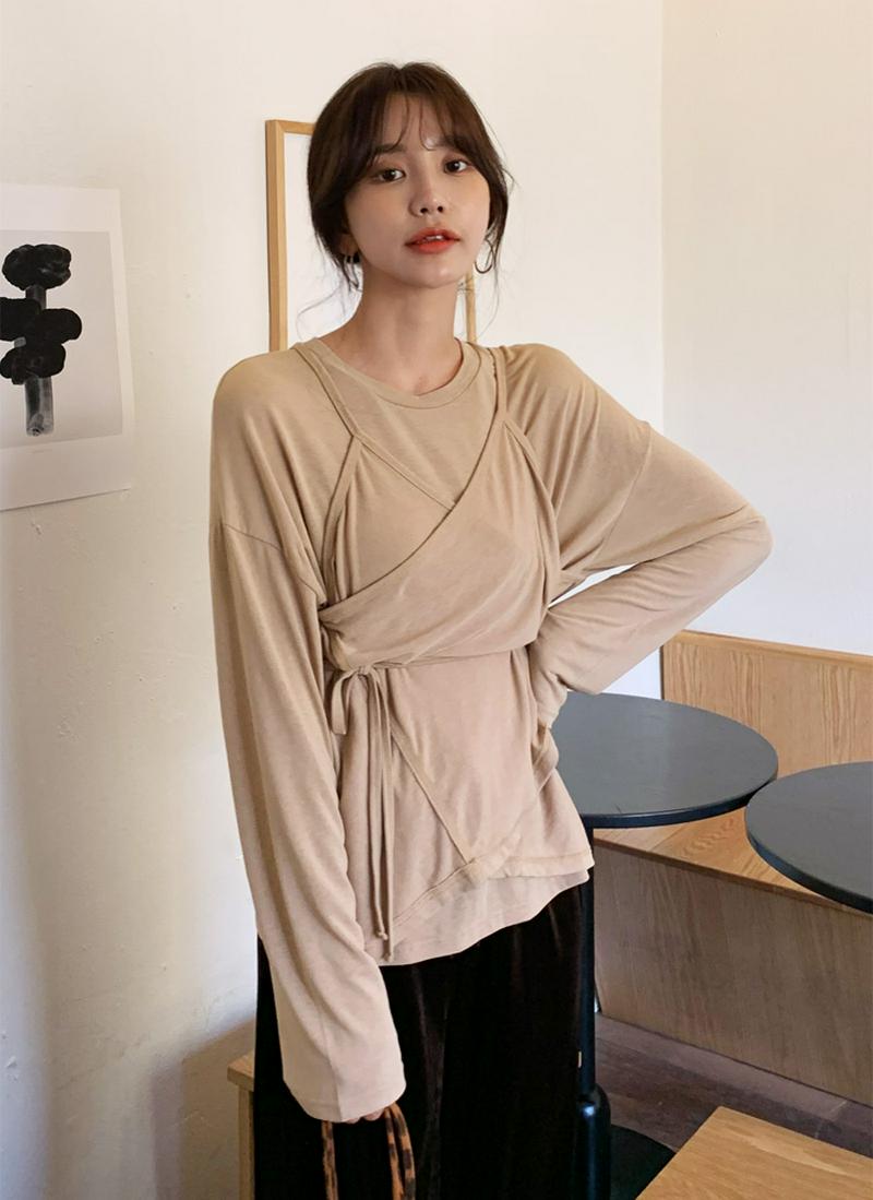 スリットラップTシャツ・全3色