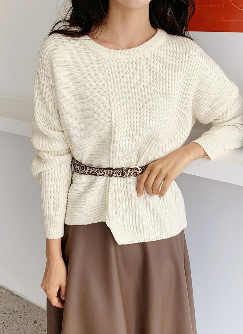 アシンメトリーニット・全5色