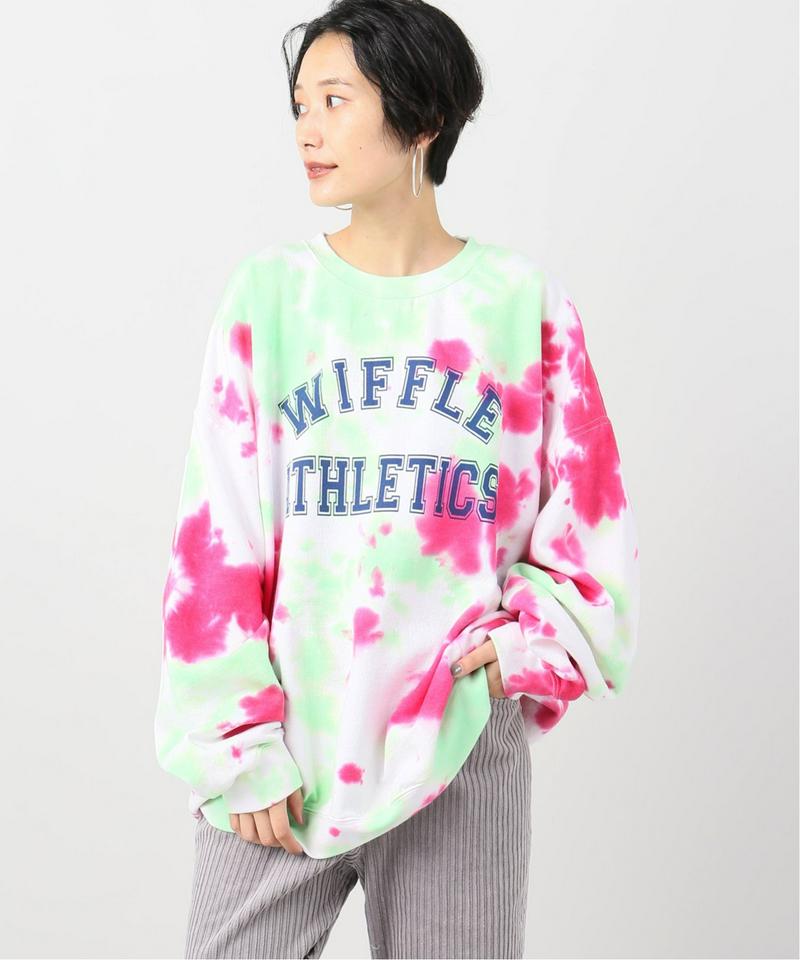 【WIFFLE/ウィッフル】 タイダイプリントスウェット