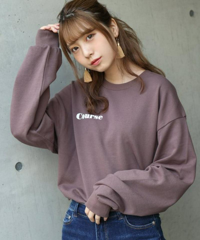 ミニ裏毛プリントロンTシャツ