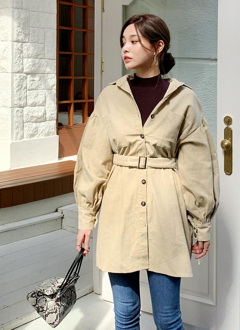 ベルトSETコーデュロイジャケット・全2色