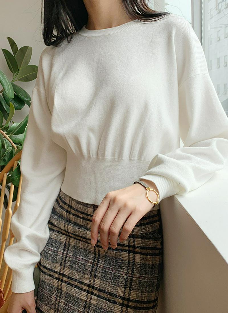 クロップドニット・全2色