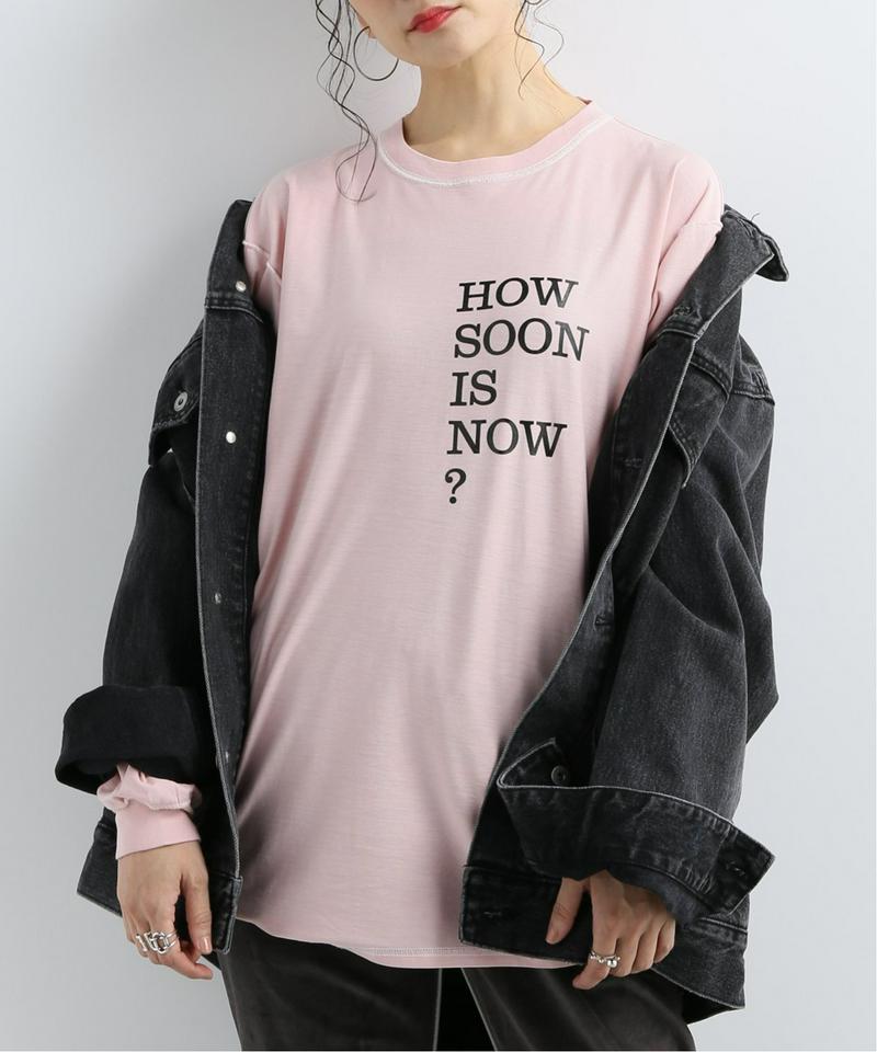 【BLOUSE/ブラウス】HOWSOON IS NOW? L/STEE：Tシャツ