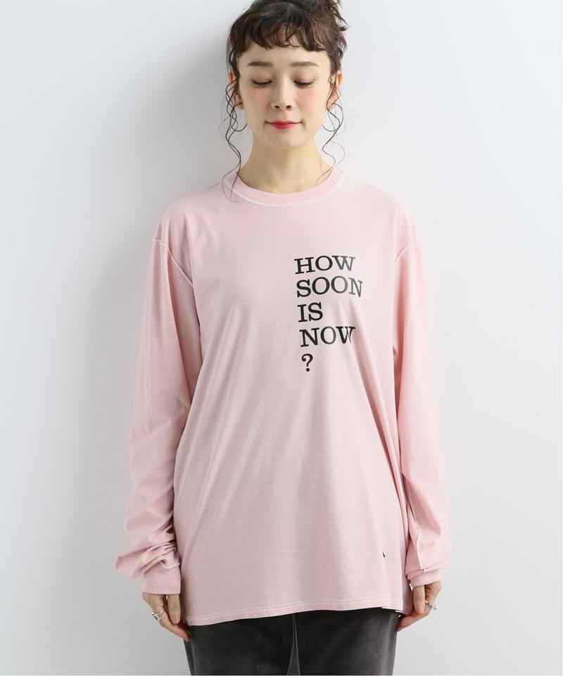【BLOUSE/ブラウス】HOWSOON IS NOW? L/STEE：Tシャツ