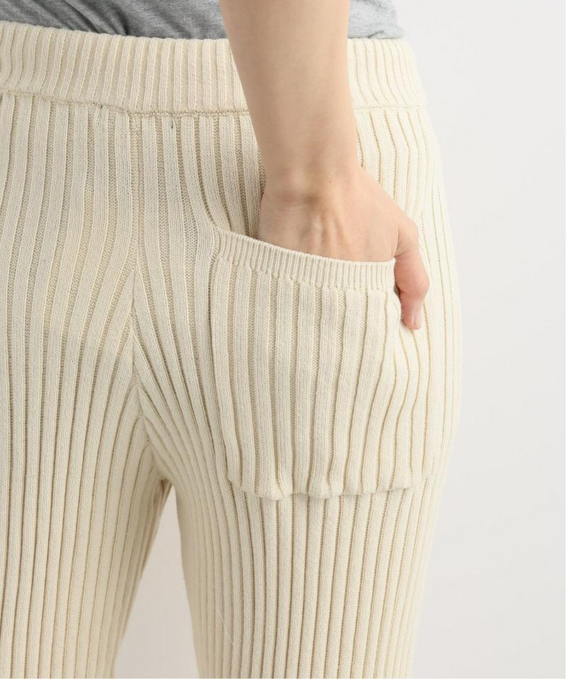 フロストコットンリブパンツ