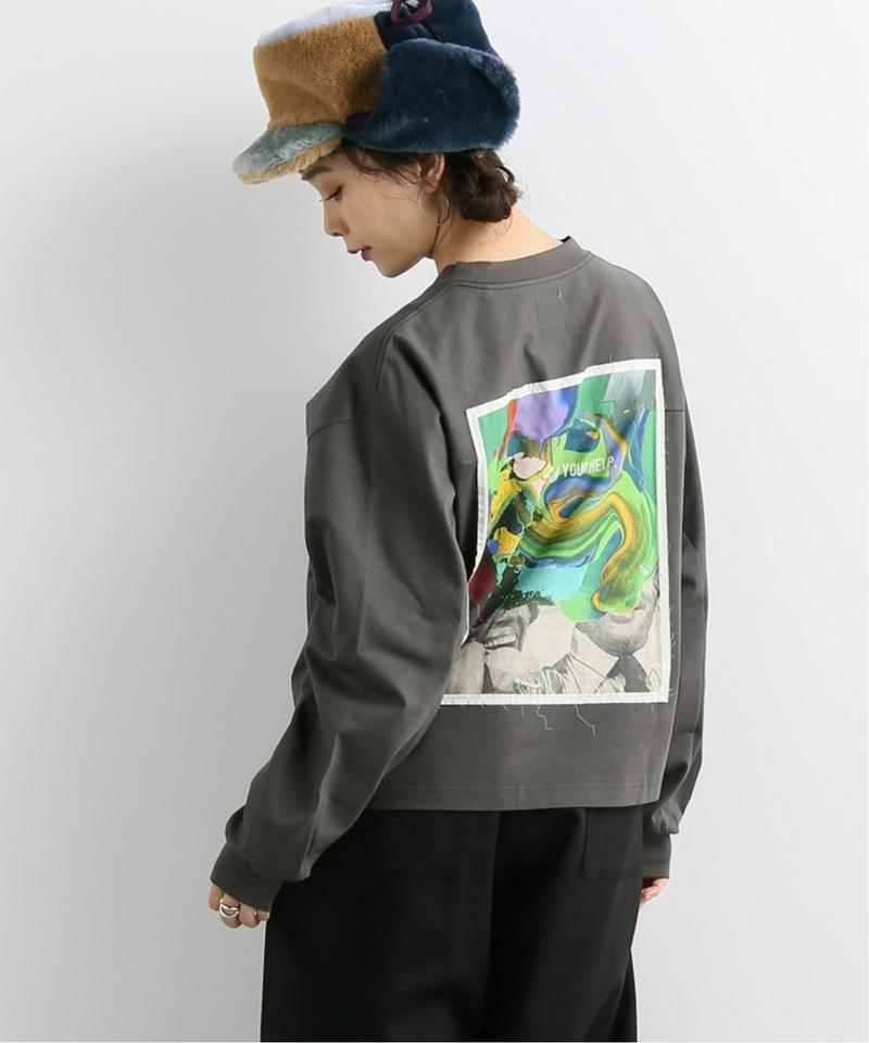 【Name./ネーム】 L/S POCKET TEE：カットソー