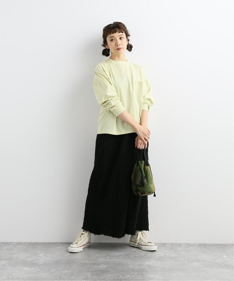 【Name./ネーム】 L/S POCKET TEE：カットソー