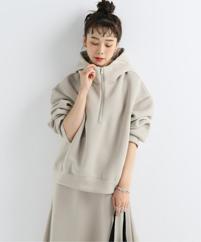 【NEU】ダンボールニットフードジッププルオーバー