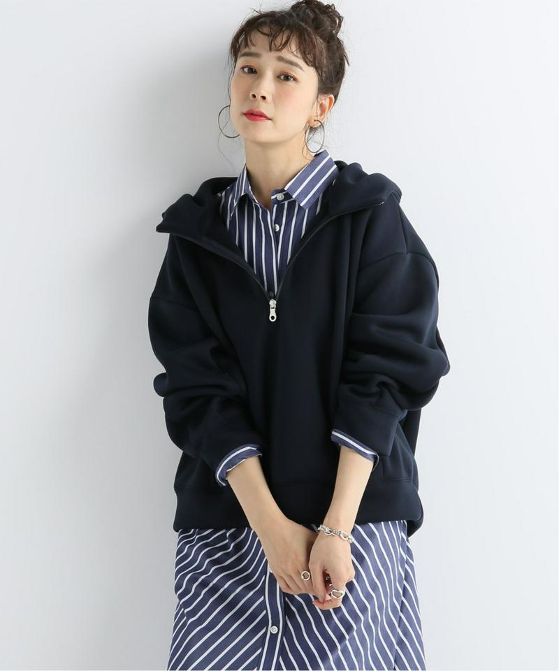 【NEU】ダンボールニットフードジッププルオーバー
