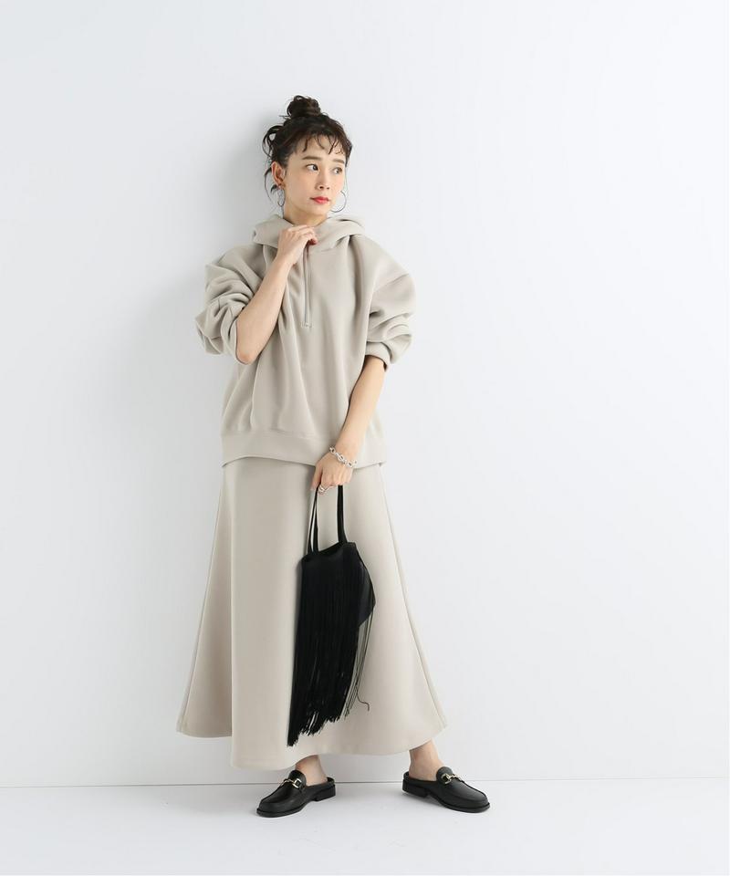 【NEU】ダンボールニットフードジッププルオーバー