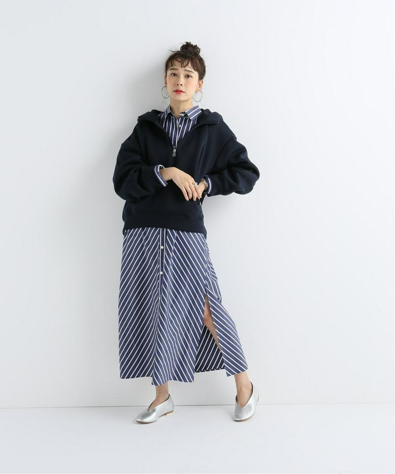 【NEU】ダンボールニットフードジッププルオーバー