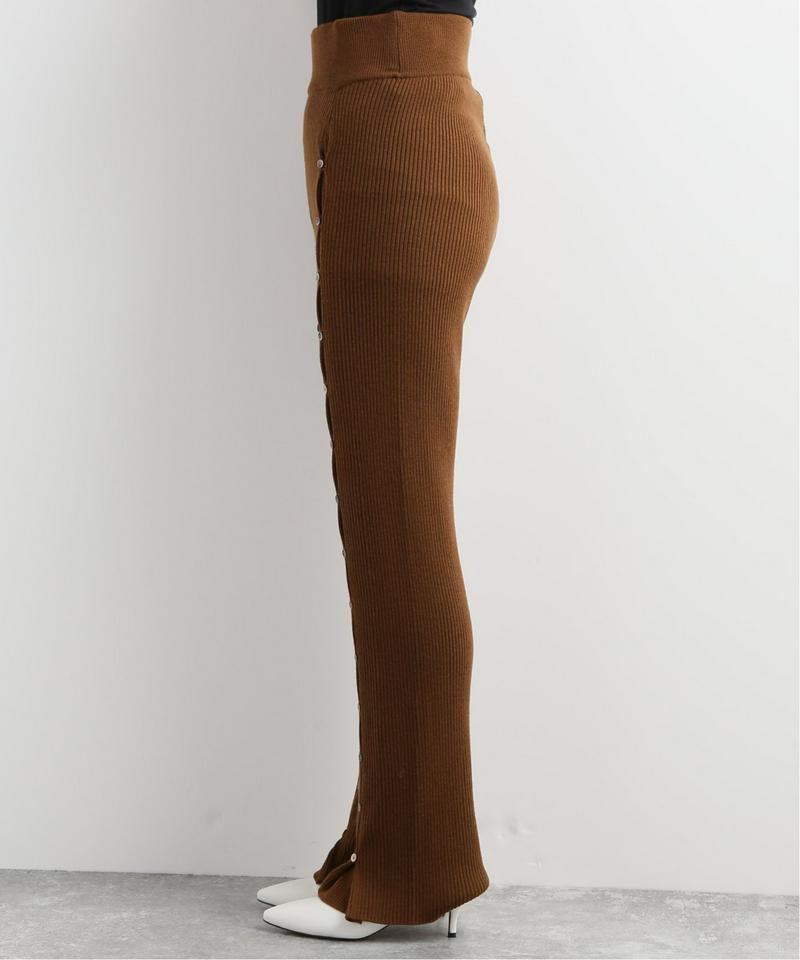 【QUWAGI/クワギ】SECRET GUSSET RIB PANTS:リブパンツ
