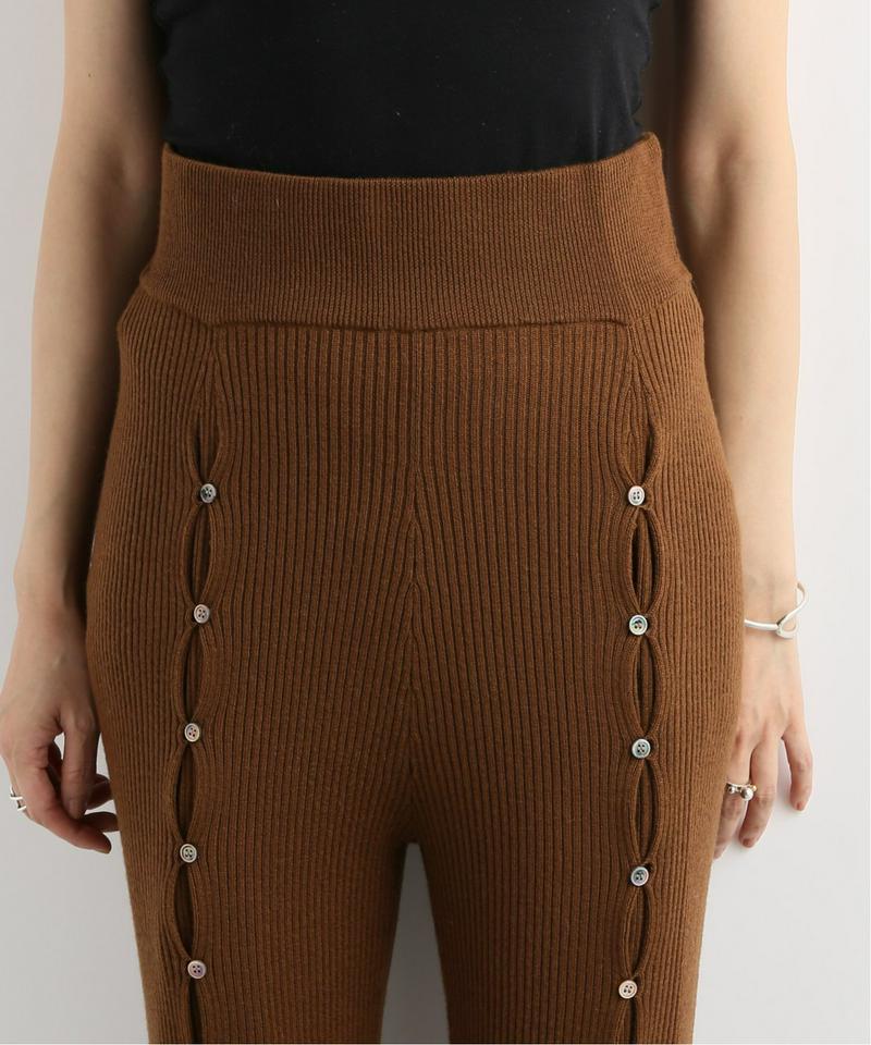 【QUWAGI/クワギ】SECRET GUSSET RIB PANTS:リブパンツ