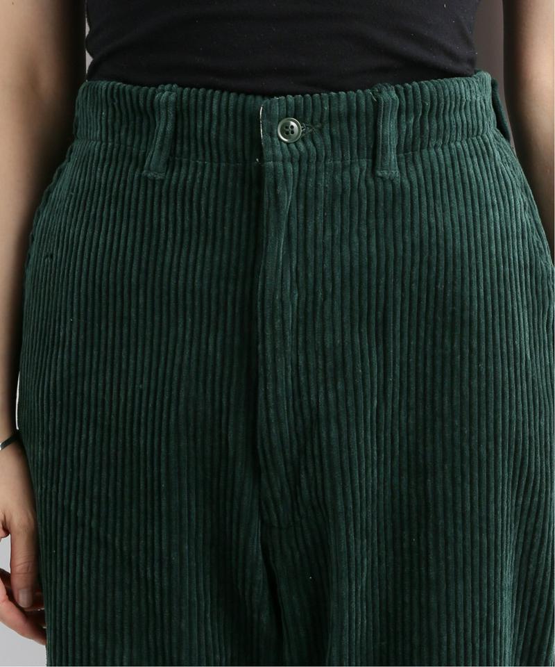 【 e.sen /イーセン】Dark emerald corduroy：パンツ