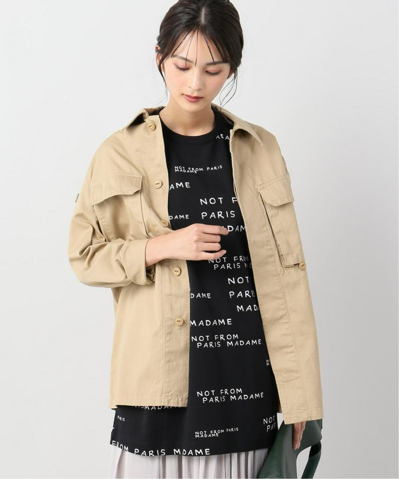 【DROLE DE MONSIEUR / ドロールドムッシュ】Slogan オーバーサイズTシャツ