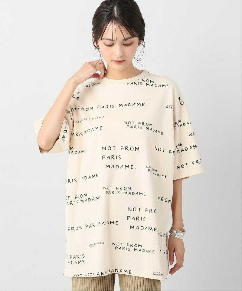 【DROLE DE MONSIEUR / ドロールドムッシュ】Slogan オーバーサイズTシャツ