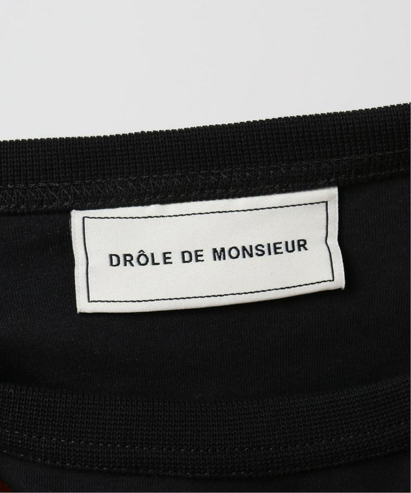 【DROLE DE MONSIEUR / ドロールドムッシュ】Slogan オーバーサイズTシャツ