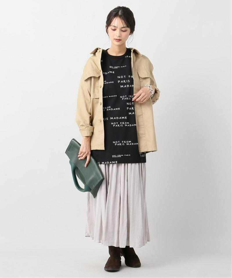 【DROLE DE MONSIEUR / ドロールドムッシュ】Slogan オーバーサイズTシャツ