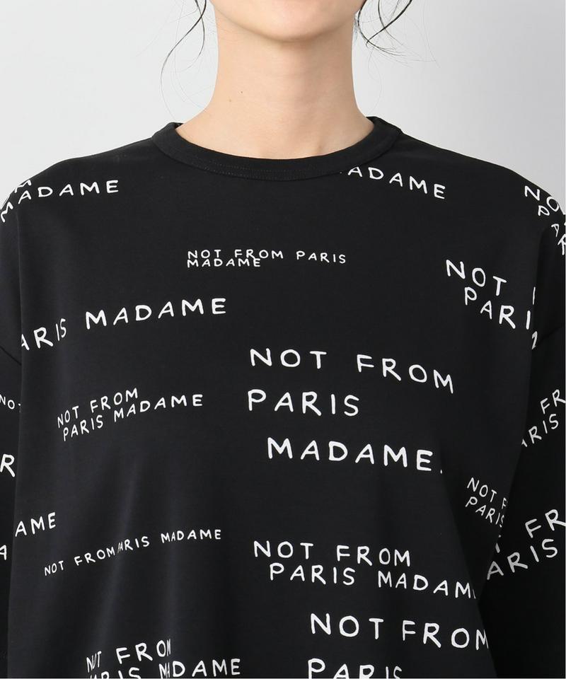 【DROLE DE MONSIEUR / ドロールドムッシュ】Slogan オーバーサイズTシャツ