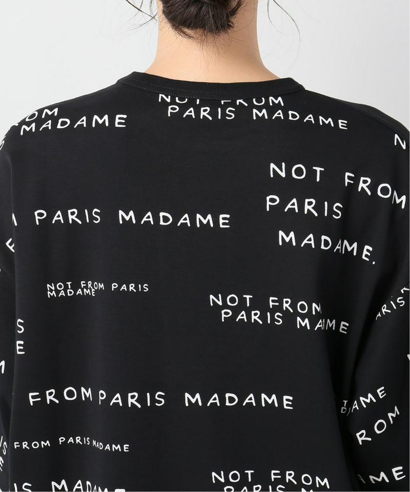 【DROLE DE MONSIEUR / ドロールドムッシュ】Slogan オーバーサイズTシャツ